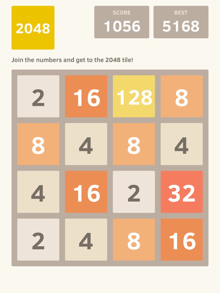 iamKC1STAR's tweet photo. I scored 1056 points at 2048, a game where you join numbers to score high! @2048_game https://t.co/AJLyidQEEO https://t.co/q96el1Dldu