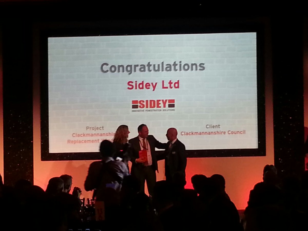 sideysolutions's tweet photo. Sidey are proud winners of the award for Delivering Excellent Quality with @ClacksCouncil #LHC50 @LHCprocurement @sideyltd https://t.co/MEfN8ypmnr