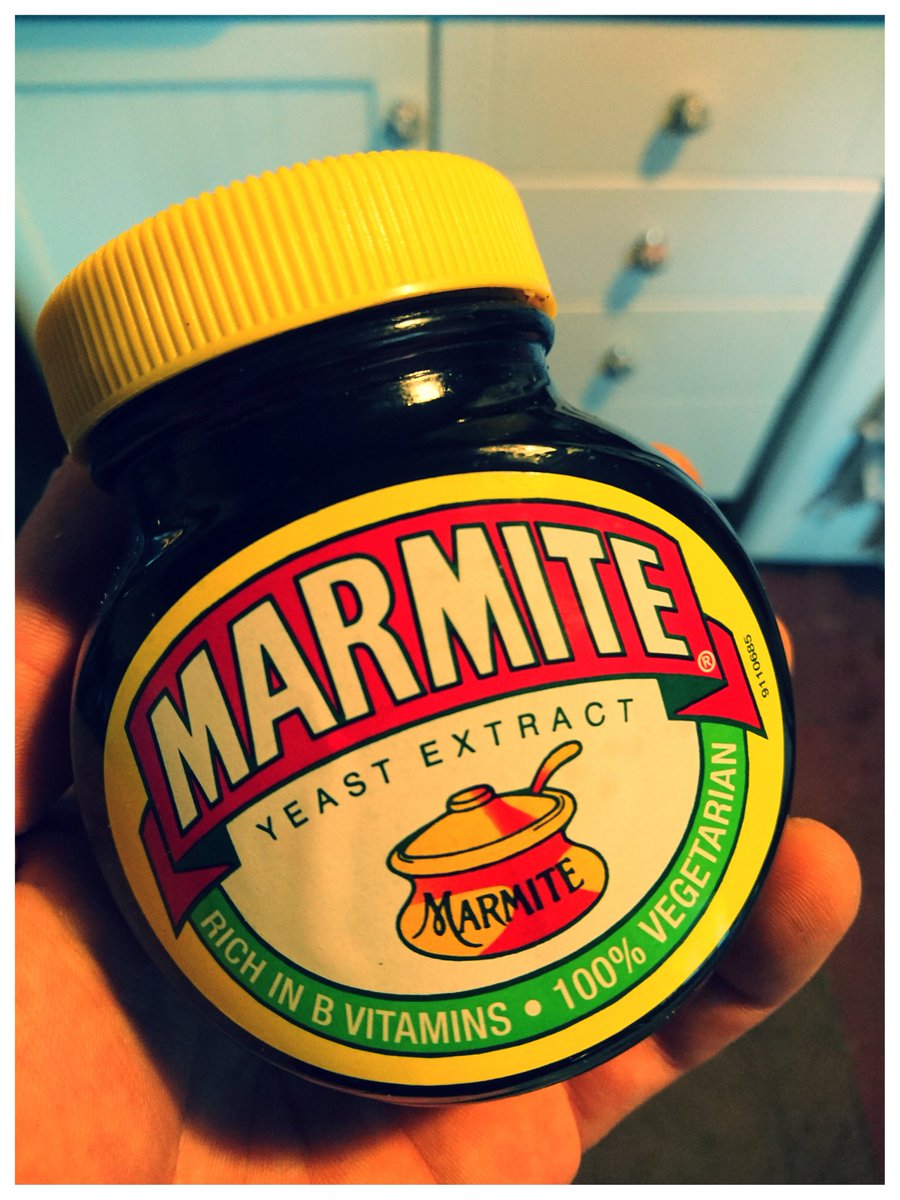 benxpenny's tweet photo. Rare tub of original pre-Brexit Marmite for sale. Seal intact. Willing to entertain sensible offers... https://t.co/1JEiSJ1XNd