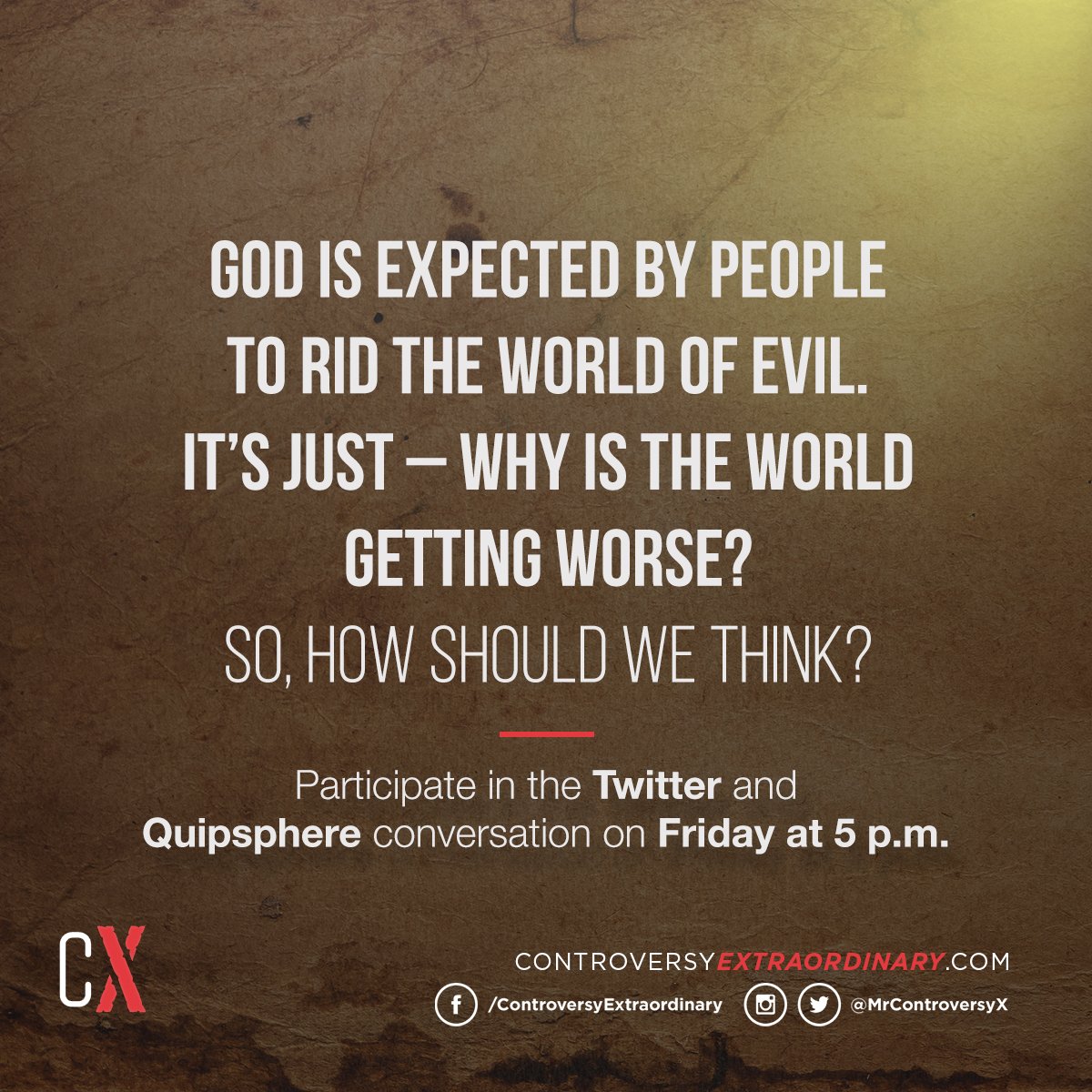 MrControversyX's tweet photo. Two hours until our Twitter discussion starts at 5 p.m. 

Watch out for our new hashtag.

https://t.co/Y21KECG14W https://t.co/xH3bT7hqmw