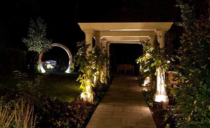 We also design, supply &amp; install bespoke garden features like this Moon ring on the prestigious Crown Estate in Oxshott <a href="/taylorhoodtd/">Taylorhood</a>