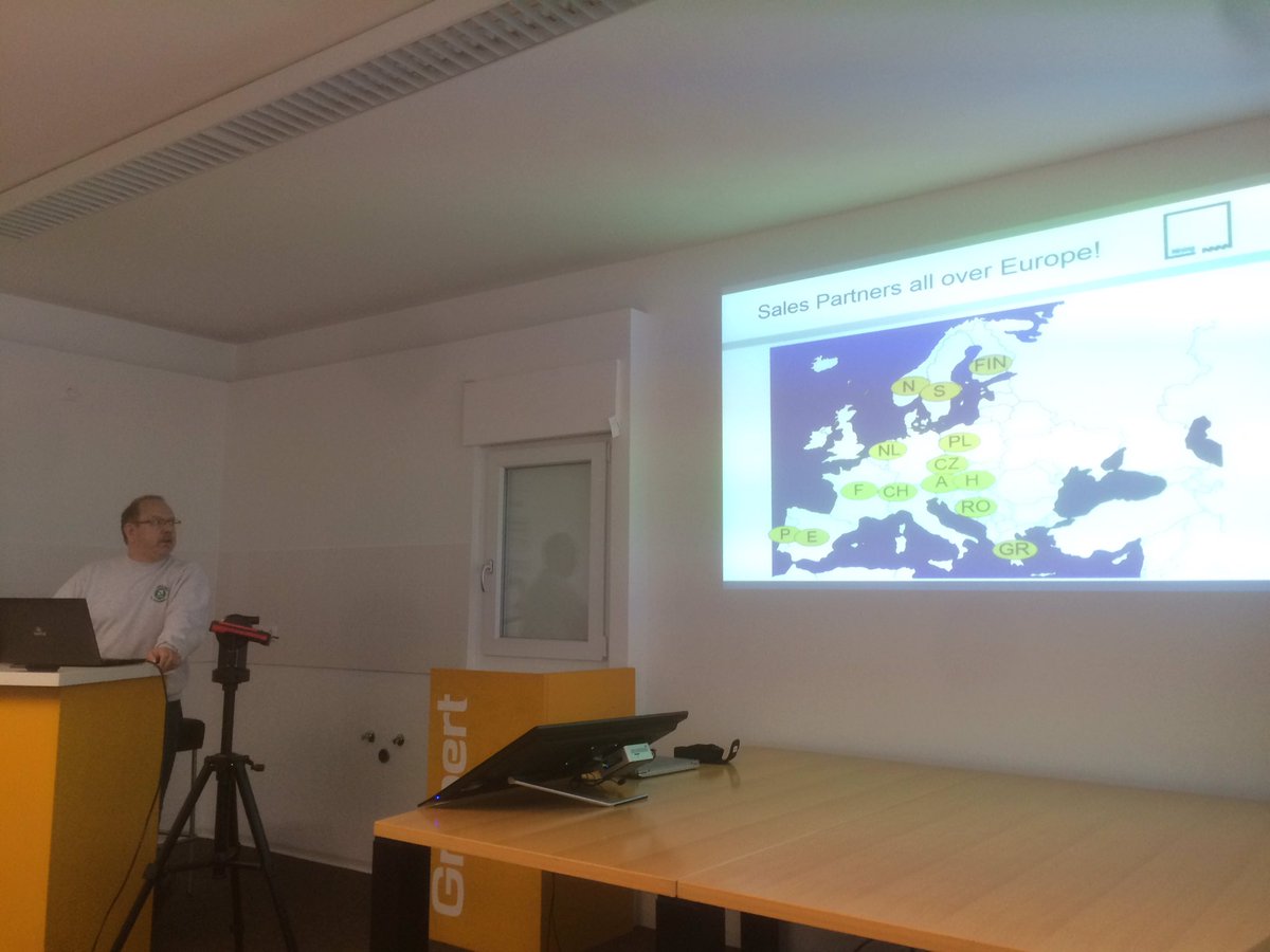 graebertcad's tweet image. Uwe Urban from OEM partner Nuesing gives company overview. #graebert16