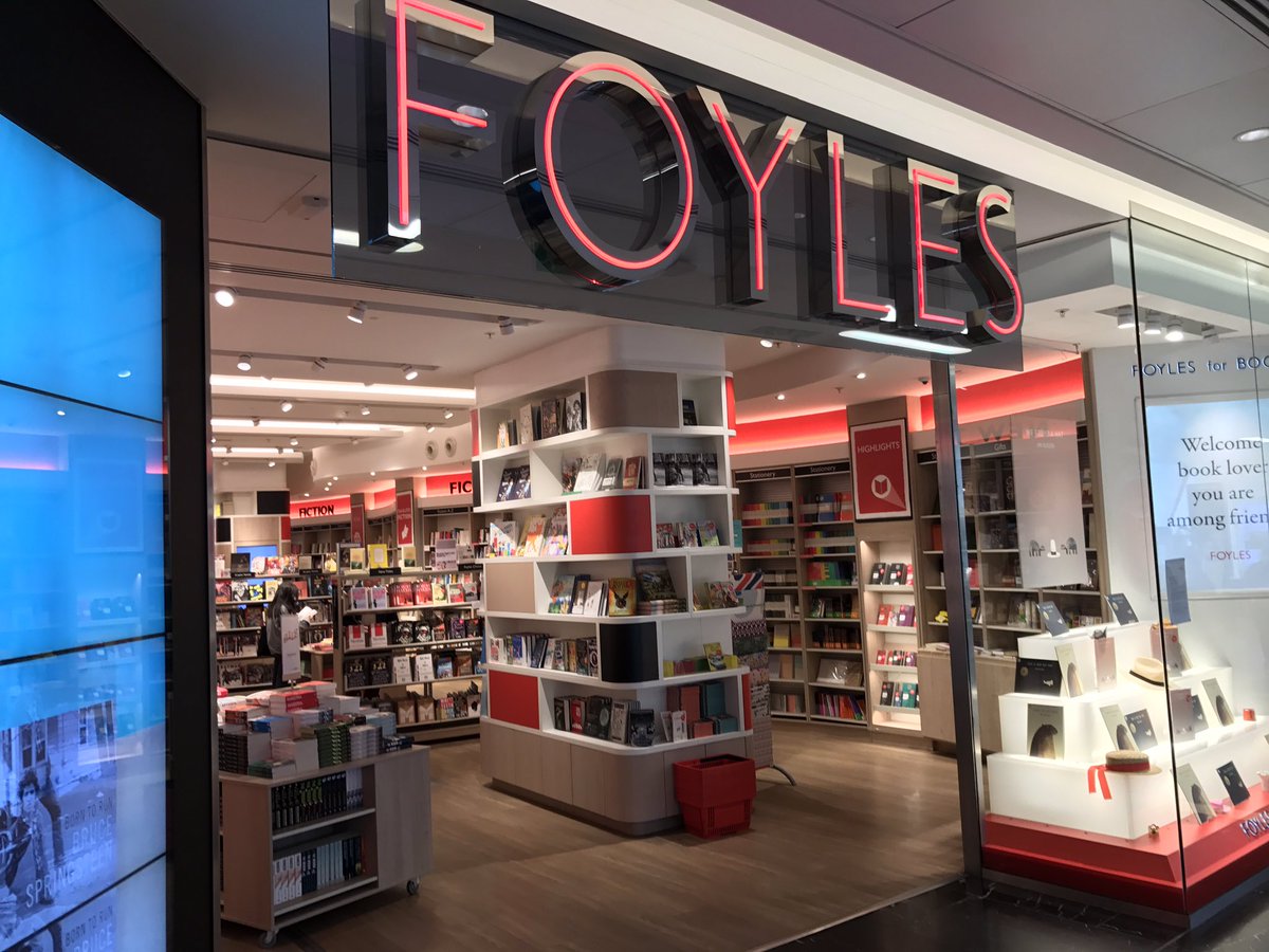 RevellWriting's tweet photo. What a lovely group of books Stormwalker is hanging with in the (super!) swish @Foyles store at Grand Central Station in Birmingham. https://t.co/OIcHptnUDi