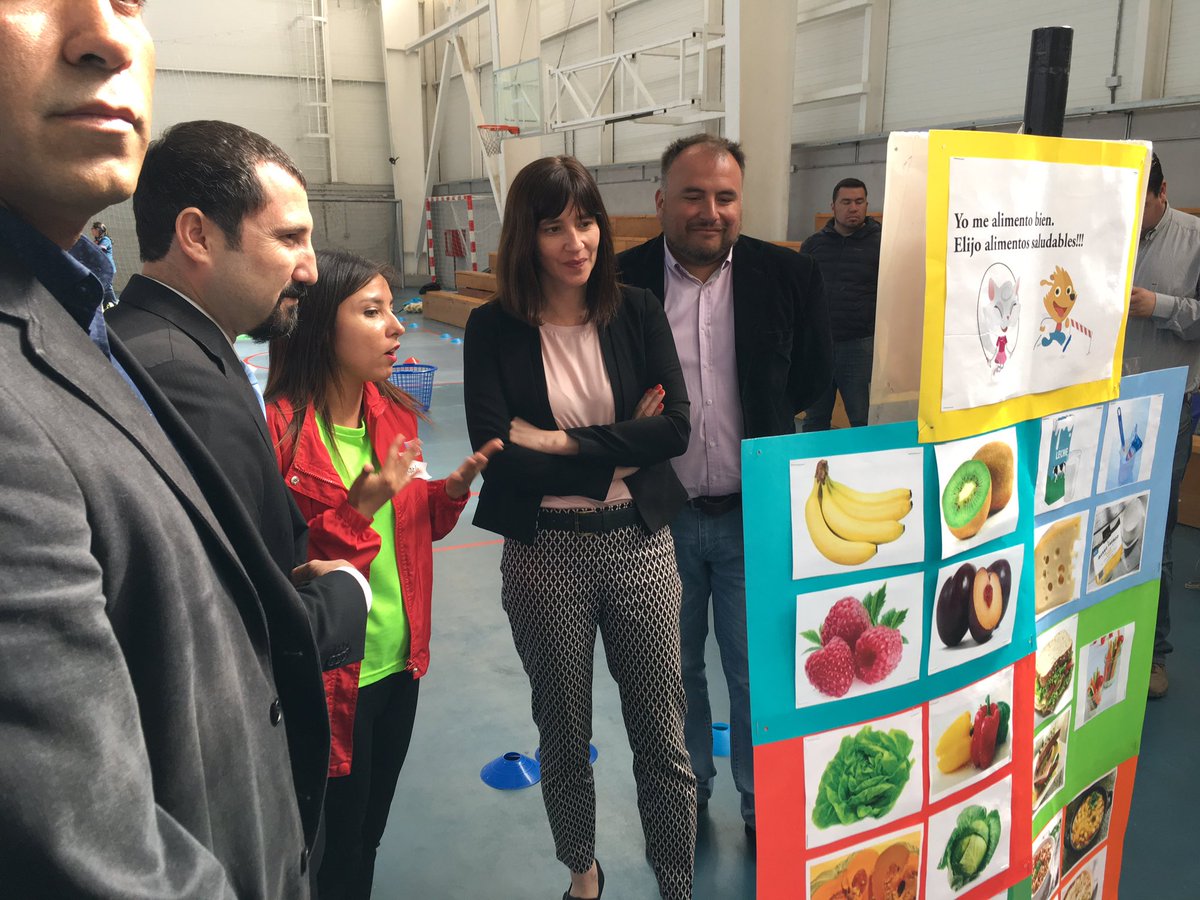 jpArayaibarra's tweet photo. Hoy acompañando a la @MindepChile @nataliariffo en visita a las Escuelas Deportivas Integrales en Polideportivo Martin Vargas #VotaB9 https://t.co/xlxhtkVgRf