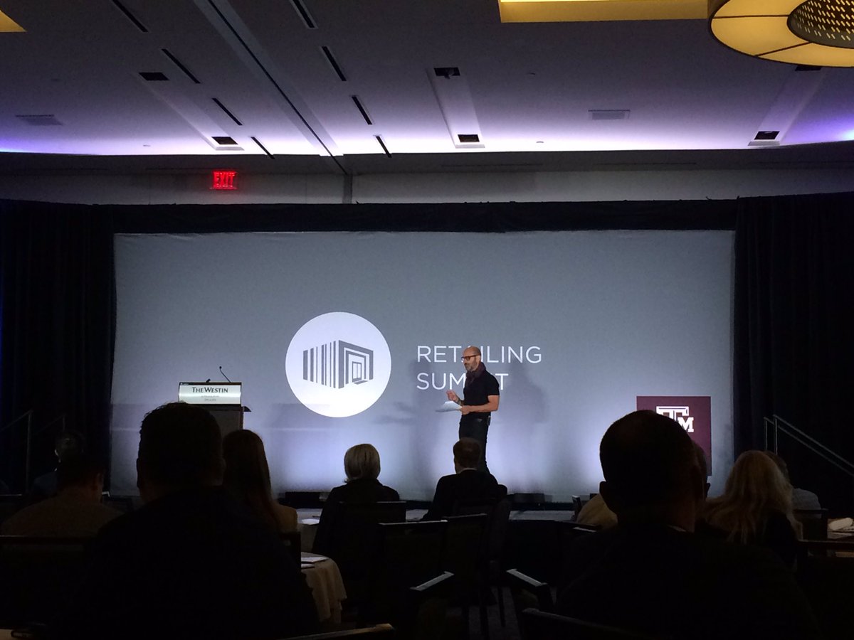 Eran Cohen our EVP of customer experience kicking off the Texas A&amp;M Retail Summit 2016 <a href="/CpaulChuck2/">Chuck Paul</a> <a href="/MSchultheis55/">Mike Schultheis</a>