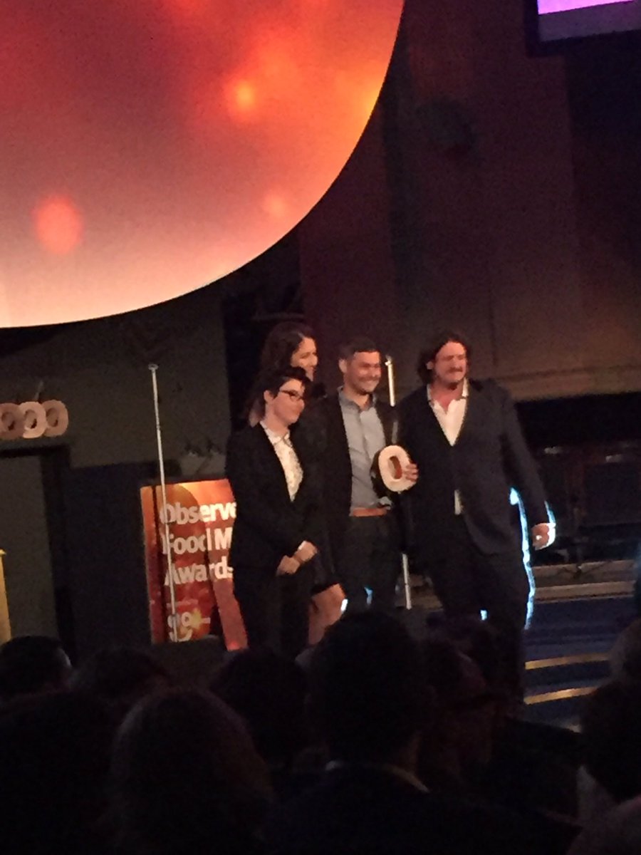 Well done Anglo for your best newcomer <a href="/ObsFood/">The Observer Food</a> #OFMAwards2016