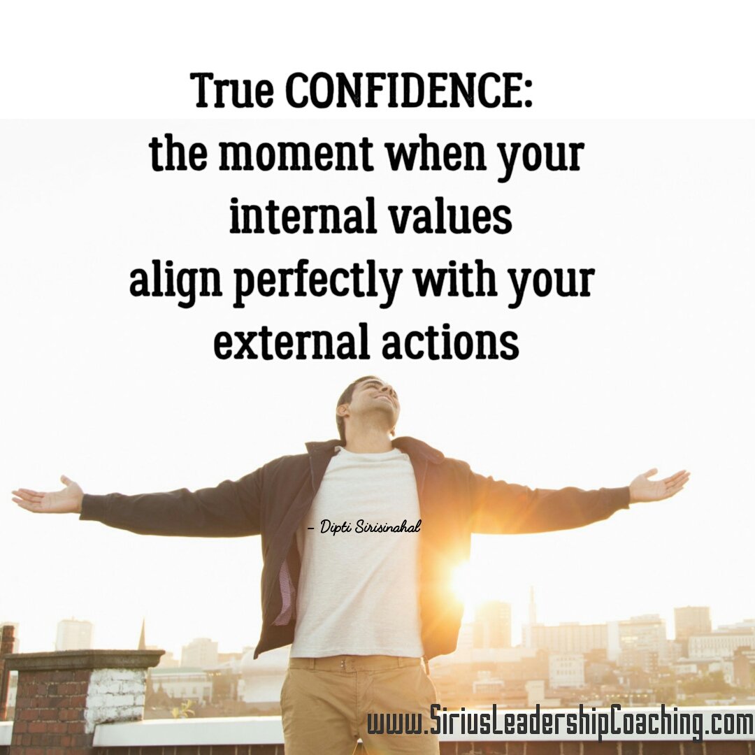 LeaderCoachDip's tweet image. True #Confidence is the moment your internal #values align with your external #actions. #Integrity #Leadership #ThursdayThoughts #NewLeaders