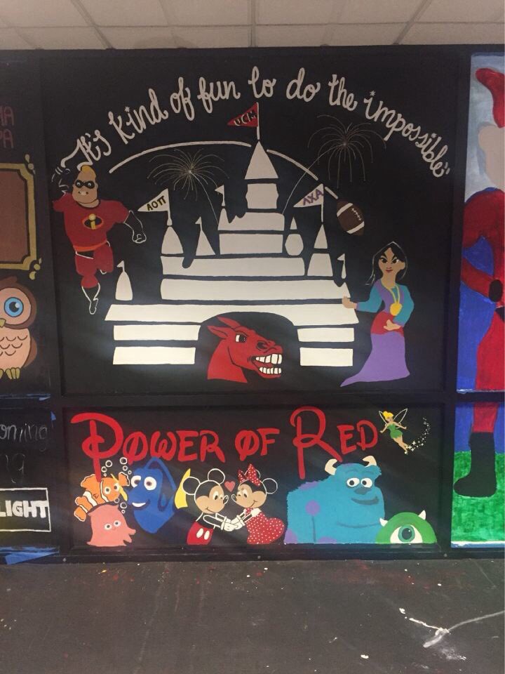 VoteForKayla's tweet image. Make sure to stop by the Union to check out the @AOIIDeltaPi_UCM and @UCMLambdaChi Spirit Window!