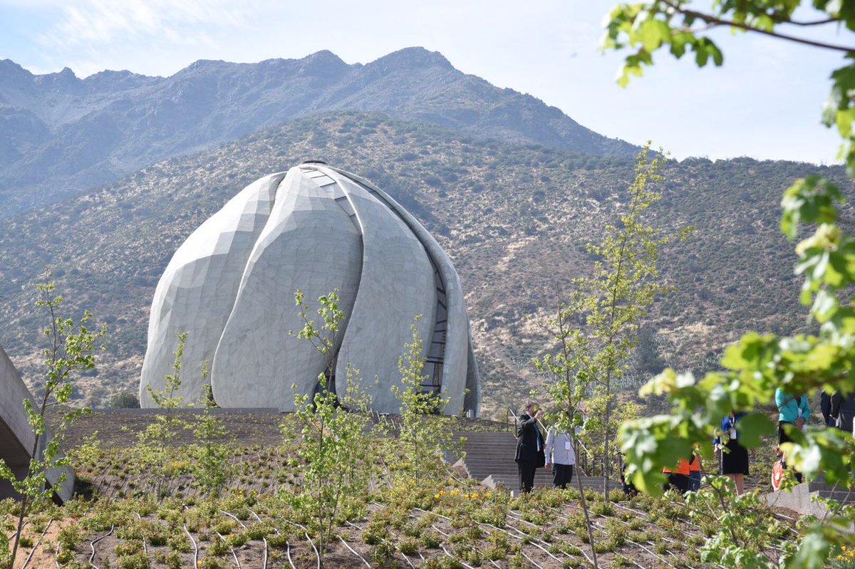 Orrego's tweet photo. Templo Bahá'í es un regalo para la ciudad de Santiago. Un hito urbano, arquitectónico y espiritual https://t.co/757lePYo8N