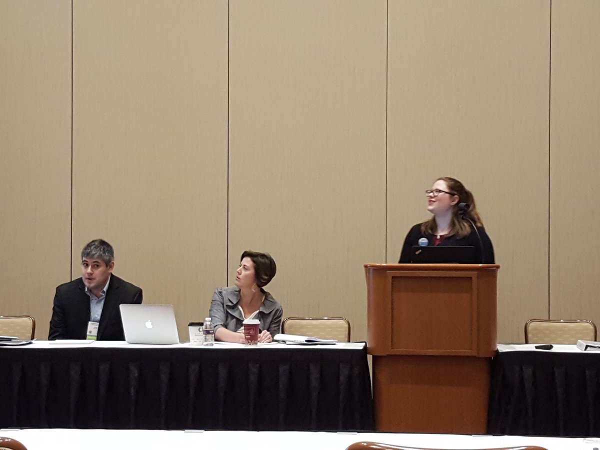 DrKaz70's tweet photo. MSFS alum Rebecca Dunn presenting her research on drug profiling #NEAFS2016 #chemistry @SabraRuvera @AU_Forensics @arcadia1853 https://t.co/4XdPLIIwxe