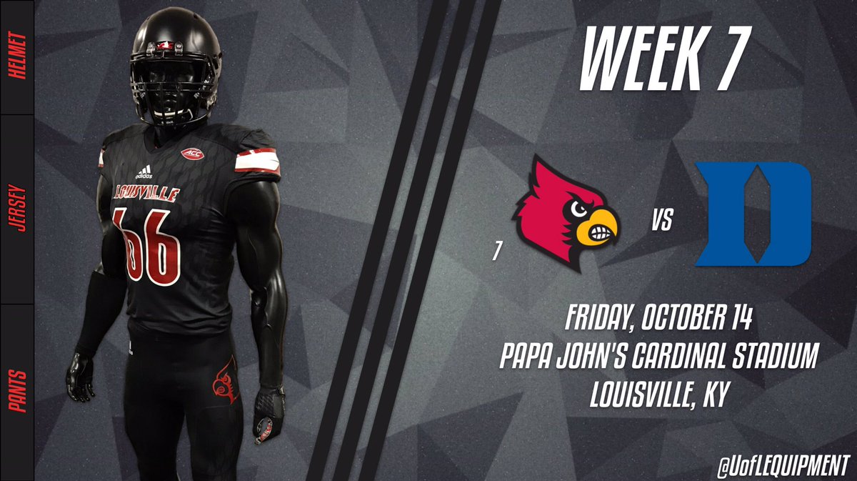 Louisville Equipment on X: Blackout for Duke! The Cardinals will
