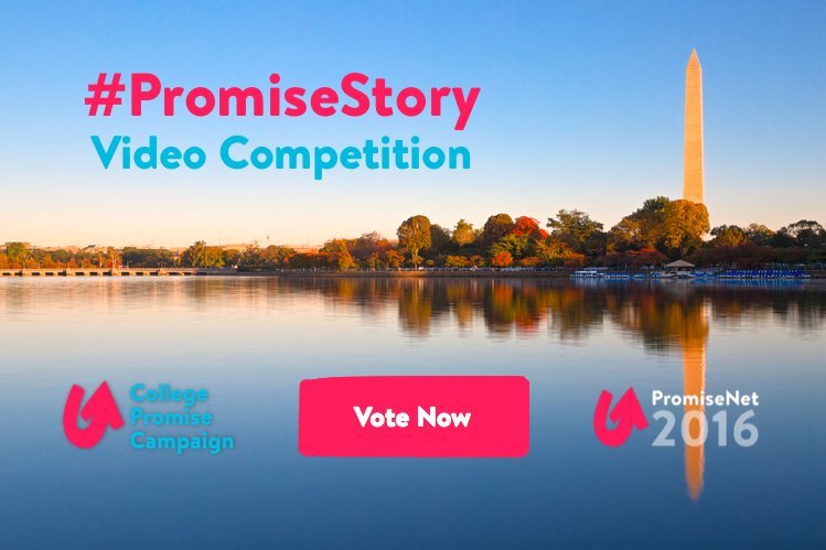 Watch the #PromiseStory videos on #FreeCommunityCollege programs across the country. Vote by liking your favorite! facebook.com/collegepromise