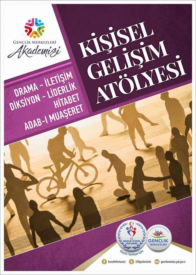 Kişisel Gelişim Atölyesi eğitimleri
sabah grupları için 18 Ekim 2016 Salı günü saat 10:00'da başlayacaktır.
