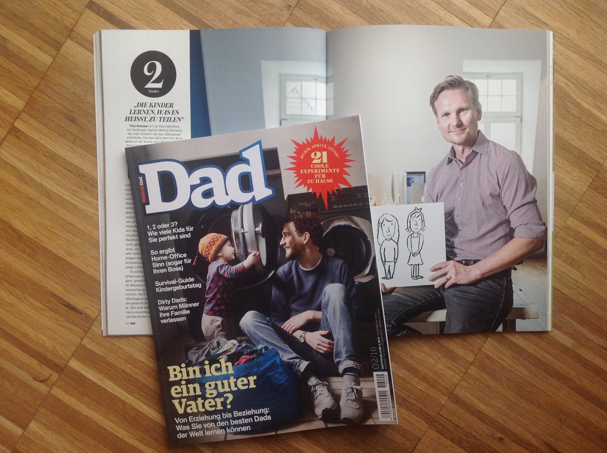 Unser Mitgründer Tino wurde von der Men's Health Dad interviewt und gefragt, wie für ihn die perfekte Kinderplanung aussieht. #family