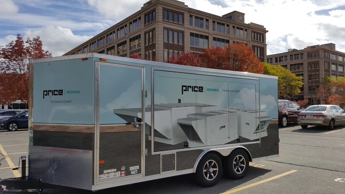 Getting set up to show @RDKEngineers all the sustainable options <a href="/PMRoadshow/">Price Mechanical</a> has to offer.