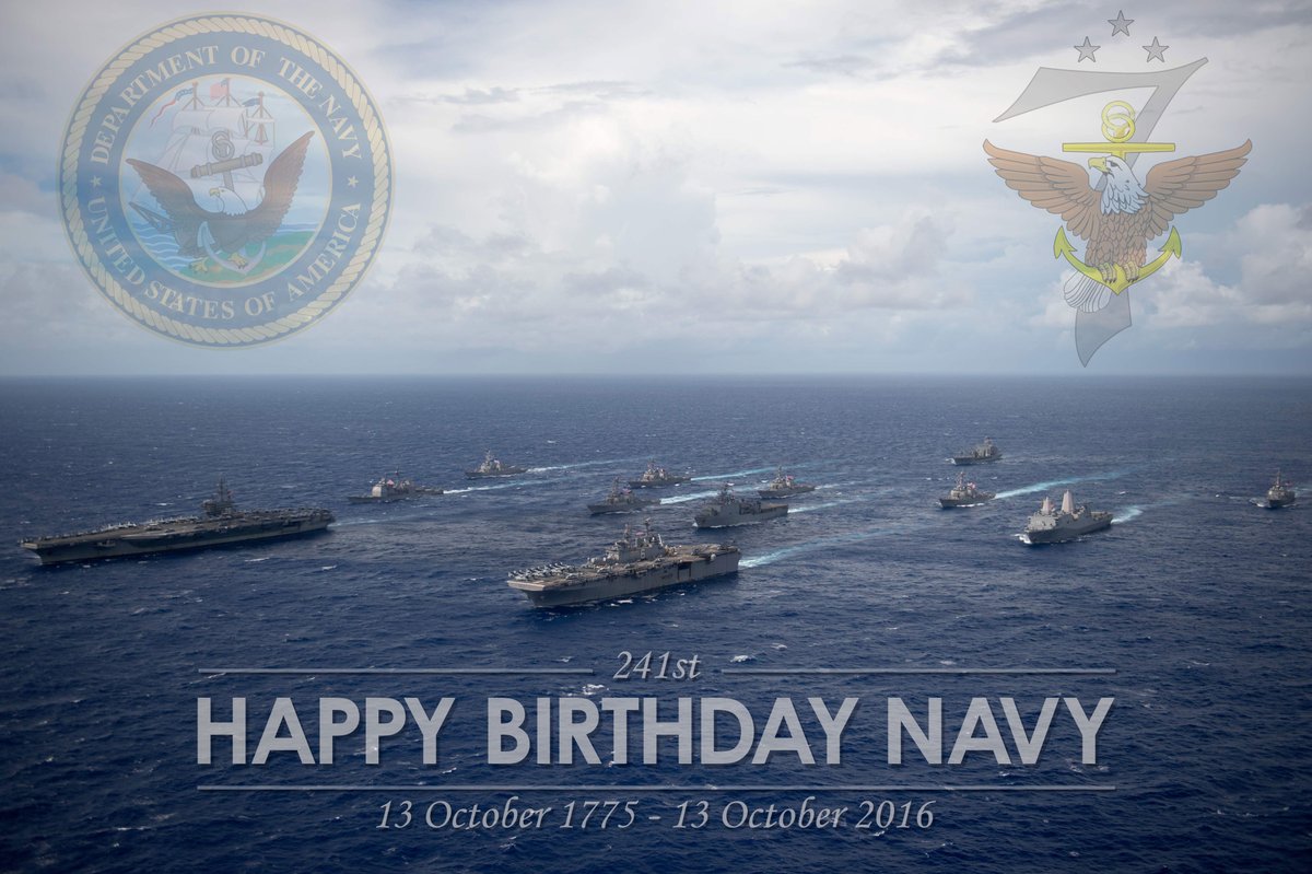 CloydRivers's tweet image. Happy Birthday Navy. Kickin' ass, takin' names, and droppin' warheads on foreheads since 1775. Merica.