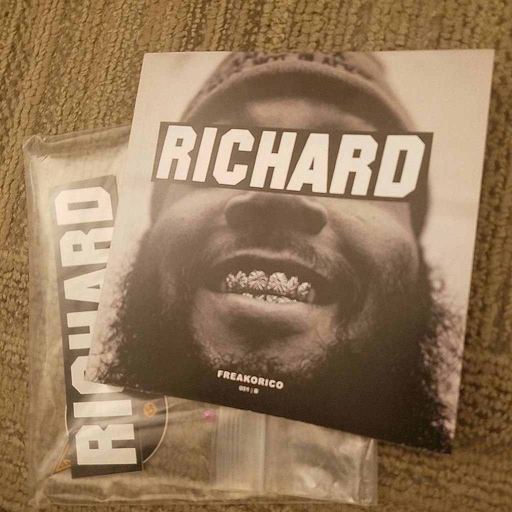 Daydog's tweet image. FRKO'S book Richard with @cashewco cover shot by @diwang [my man also did the cover of #RespectMag with YoungThug a…