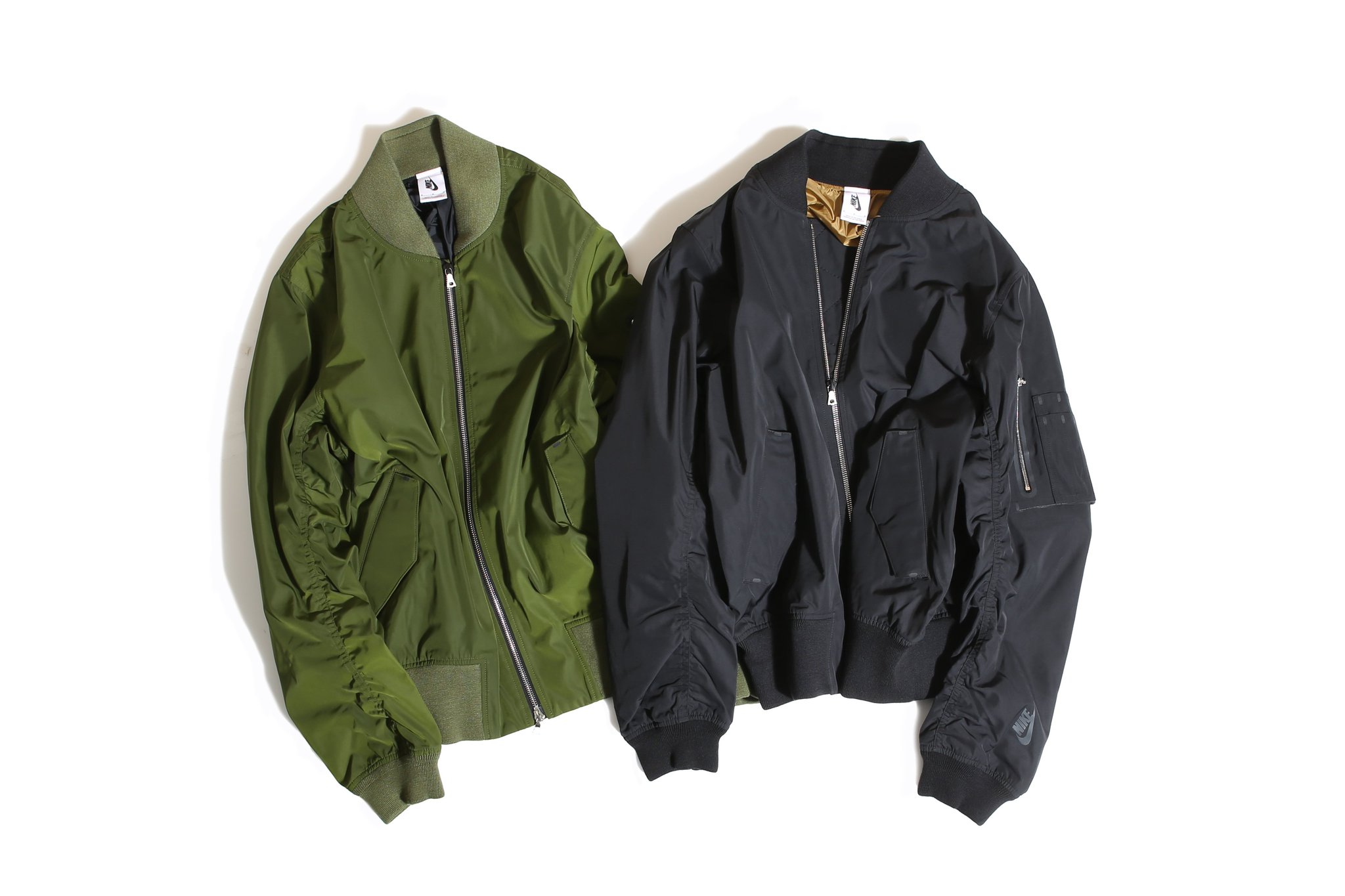 nikelab essentials bomber jacket