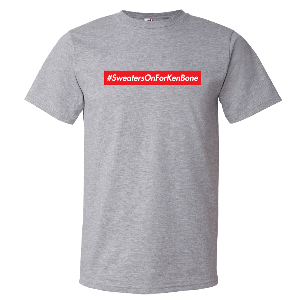 WhoIsKenBone's tweet photo. #SweatersOnForKenBone Tees in stock now! https://t.co/hgvffQ0qO4 https://t.co/CmM4t1he9h