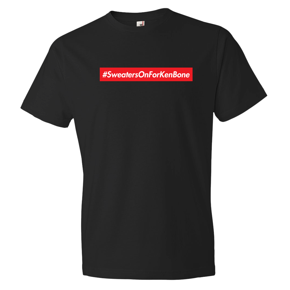 WhoIsKenBone's tweet photo. #SweatersOnForKenBone Tees in stock now! https://t.co/hgvffQ0qO4 https://t.co/CmM4t1he9h