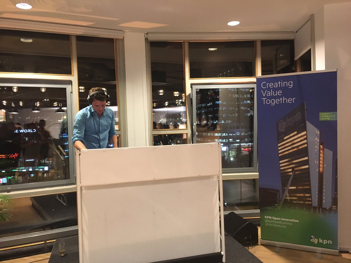 stefantan's tweet photo. Fun Evening at opening of @CIC_Rotterdam & @VentureCafeRdam with great DJ of @KpnNewBusiness and demos of @IBMWatson & @dashmote #CICVC010 https://t.co/cPng1N9ZSq
