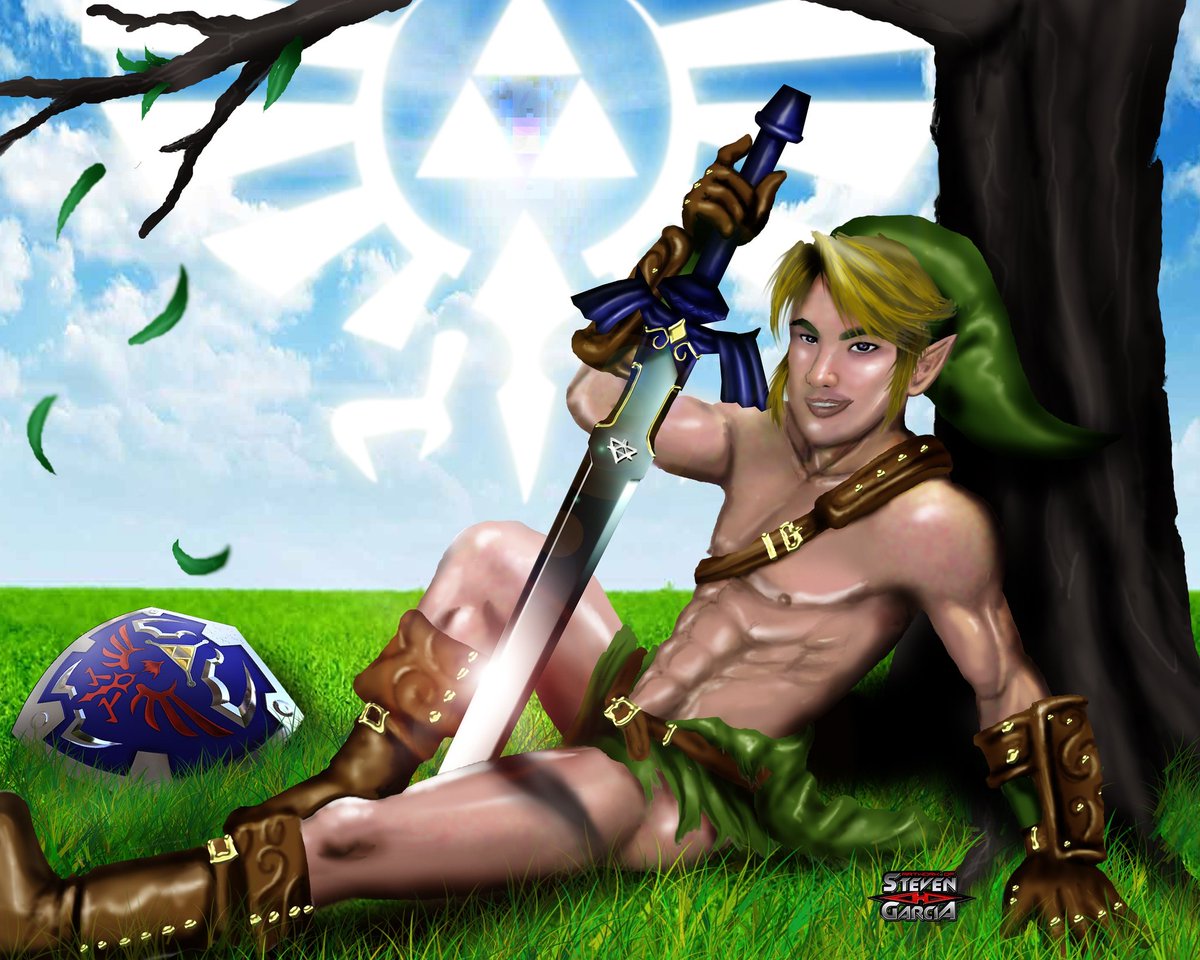StevenHGarcia's tweet photo. LINK
#thelegendofzelda ##mastersword #mastershield #nintendo #triforce #abs #gaymers #gaygeeks #illustration #drawing #art #stevenhgarcia https://t.co/vXvafVrv9B
