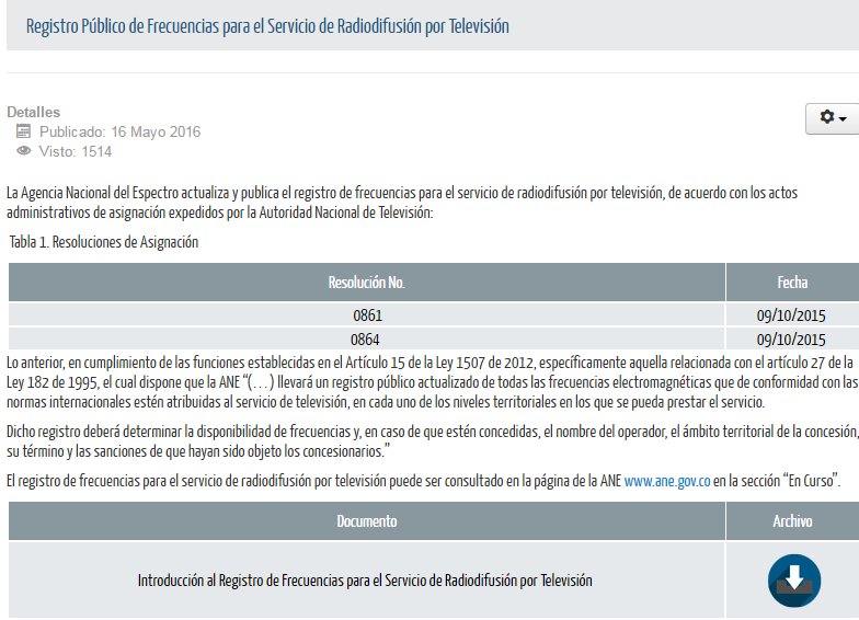 Agencia Nacional del Espectro tweet media