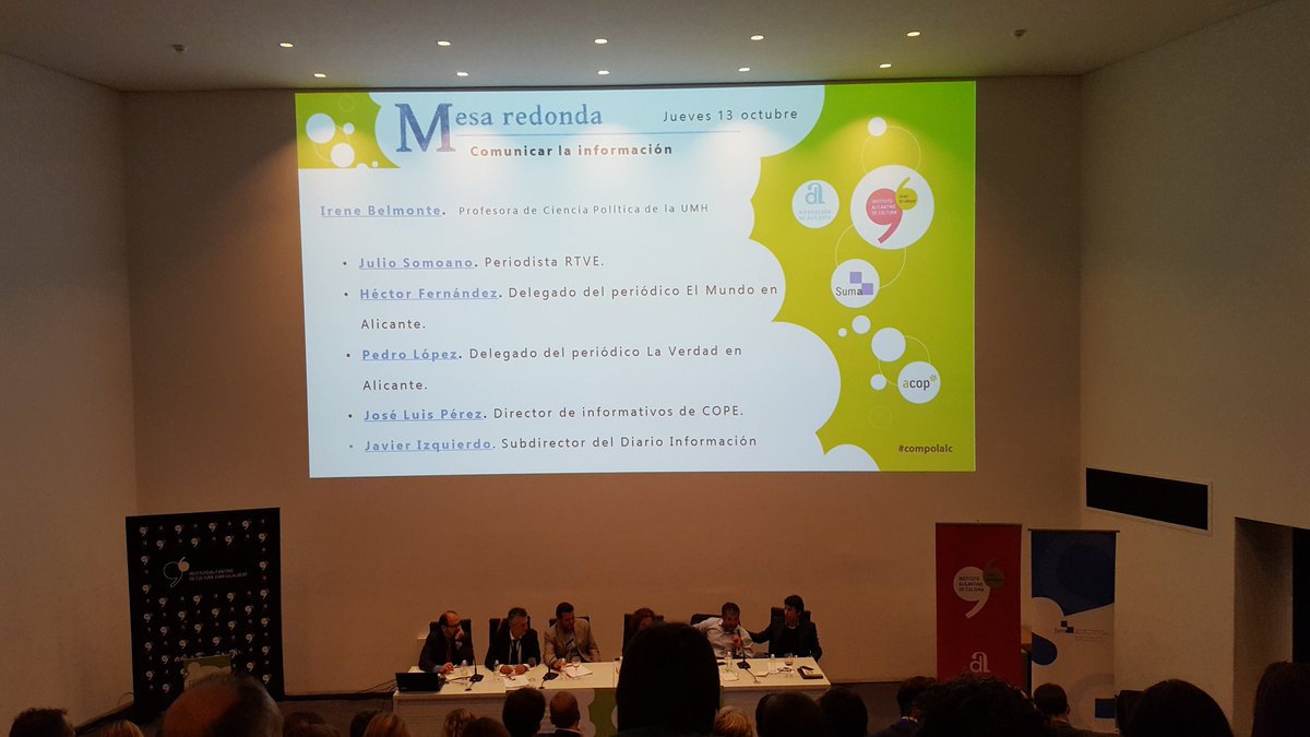 ProtocoloNews's tweet image. Mesa redonda muy interesante sobre cómo se debe comunicar la información, con gran debate sobre la existencia de la objetividad #compoalc