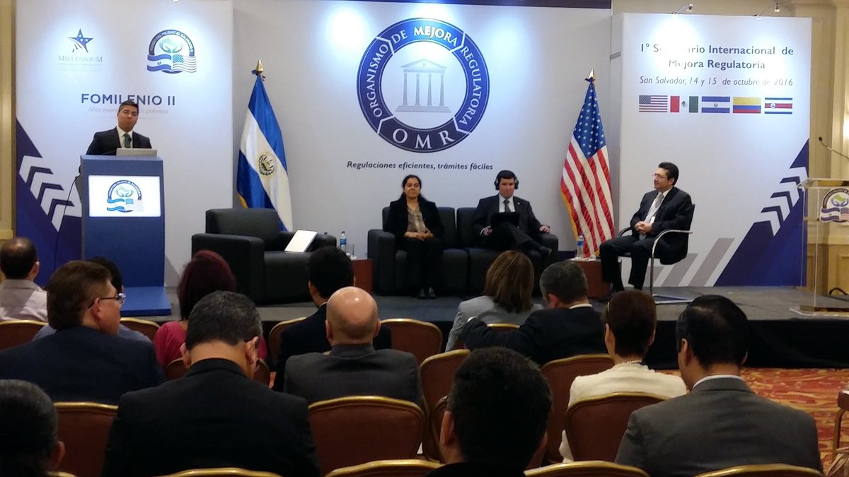 EntidadMilenio's tweet photo. Inicia ponencia de Mario Emilio Gutiérrez de @COFEMER en el Primer Seminario Internacional #MejoraRegulatoria #FOMILENIOII https://t.co/rATqMYUnMU