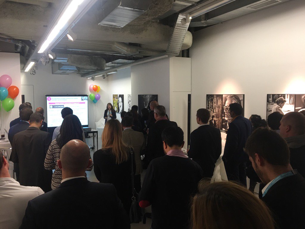 SmartFocusFRA's tweet photo. Superbe présentation d'Aurore Goncalves de chez CXP #smartcontentlaunch https://t.co/MIVqdPWO0W