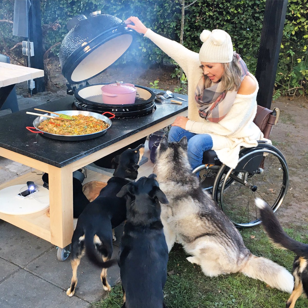 En natuurlijk elke dag een gezond &amp; lekker maaltje voor Tha Crew 🍲 #thesittingchef #fitforlife