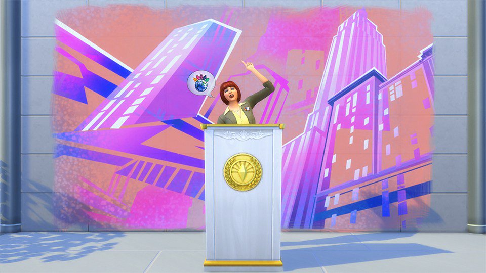 Sims 4 City Living Adds Politics, Critic, and Social Media Careers #ts4cityliving #thesims… simcitizens.com/city-living-po…
