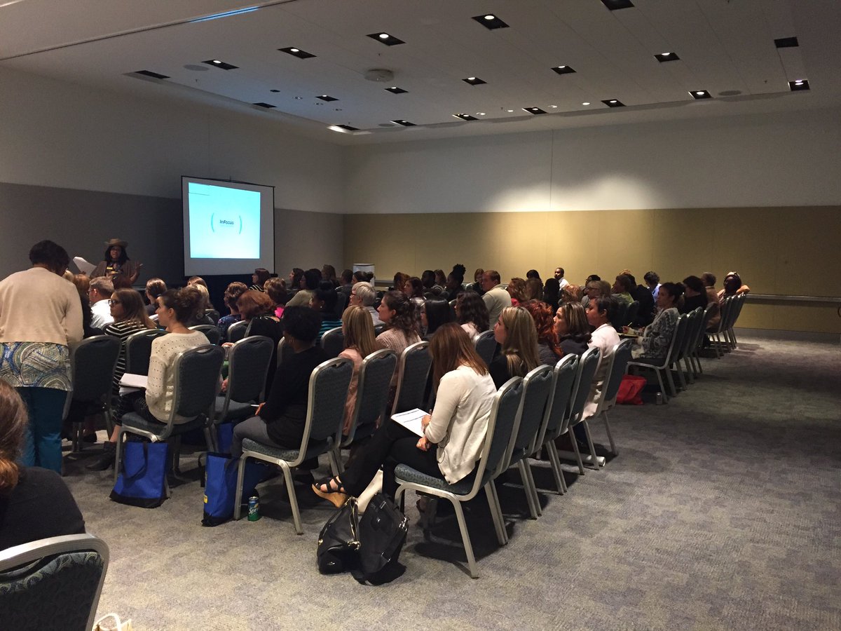 vscaregion5's tweet photo. Middle school level meeting!  Good sized crowd. #vsca16 #virginia #schoolcounselors #scchat @vsca https://t.co/K9xx9pdpMi
