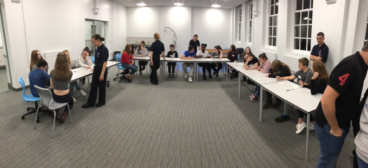 VpcWalkden's tweet photo. Our new cadets are all busy getting to know each other and us with the help of our older cadets #Police #Cadets #Newbies https://t.co/y2OgG7GXy4