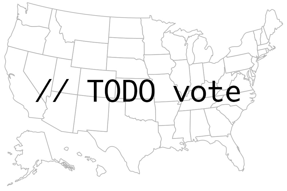 ThePracticalDev's tweet image. Here&apos;s what the map would look like if only programmers voted: