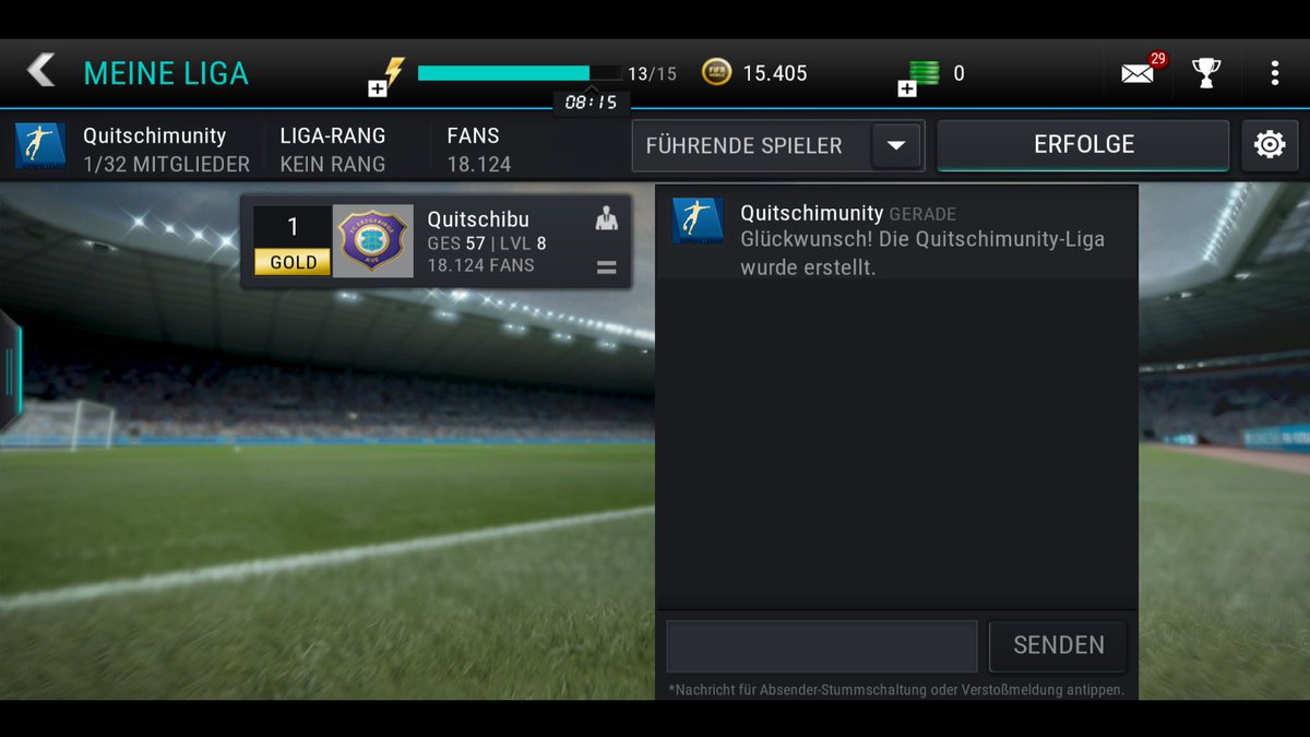 xQuitschi's tweet photo. Na los los :)
Kommt alle zu mir, ich fordere euch heraus :)
#FIFAMobile :)
#LetsPlayAndroid https://t.co/AF5Er3fBWF