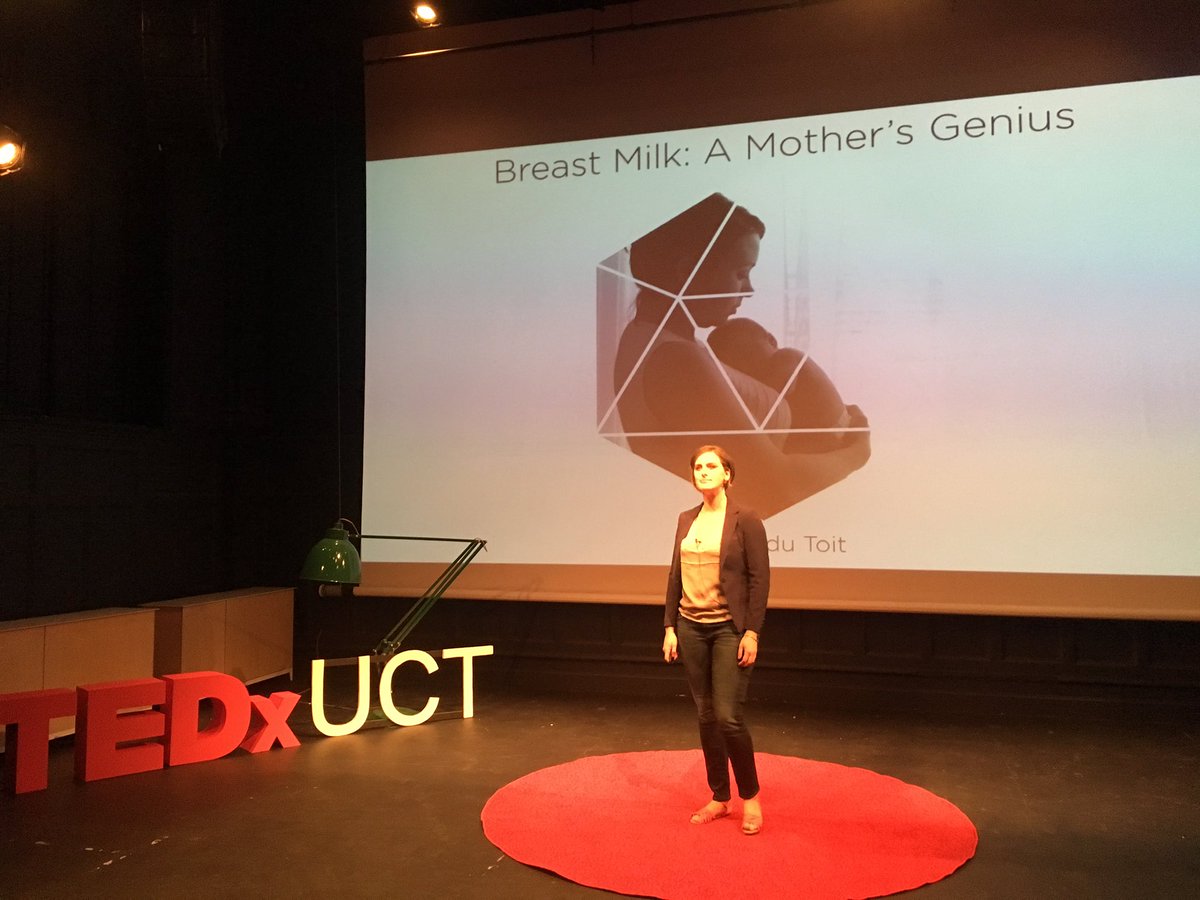 TEDxUCT's tweet photo. Our next speaker is Elloise Du Toit speaking on " Breast Milk: A mothers Genius" #SpatialAwakening #TEDxUCT2016 https://t.co/ZwfV2bSZWi
