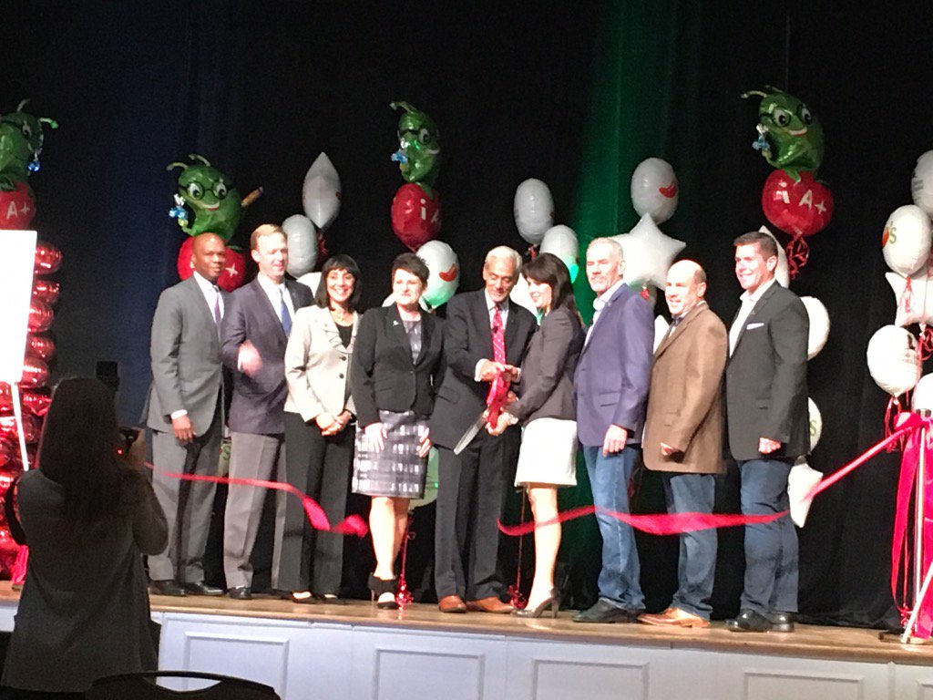 KlingerJulie's tweet photo. Ribbon cutting ceremony for St. Jude!  #Purpose
#bringit17 https://t.co/bLuBfmlGEF