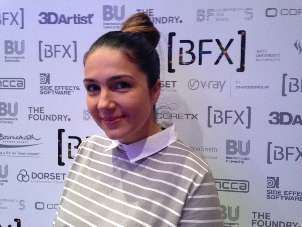 tessamapp's tweet photo. Introducing @aardman 's new CGI Talent Recruiter @leanneloughran #aardmancgi #BFX2016 https://t.co/8OD85ckfPF