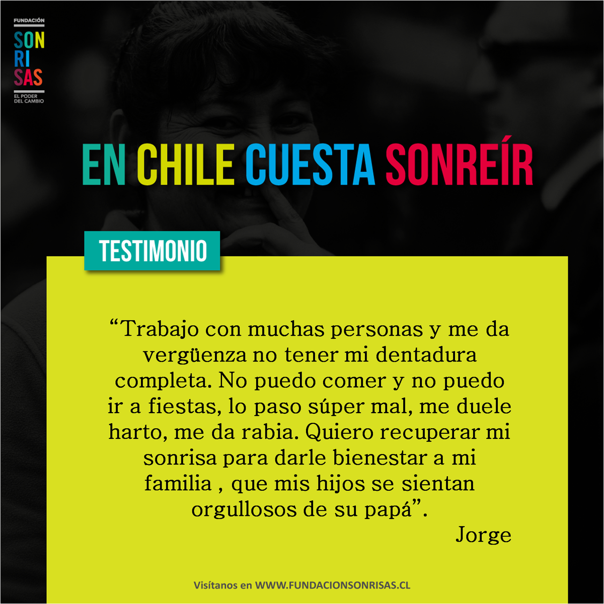 Sonrisas_Chile's tweet photo. En Fundación Sonrisas queremos democratizar el acceso a la salud dental. FIRMA EN https://t.co/hiZDxeDH8G y pidamos juntos un cambio https://t.co/553WYRBQ00