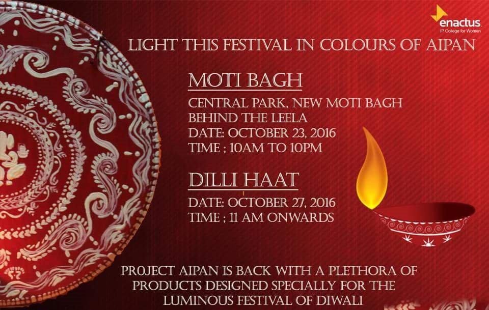 enactusipcw's tweet photo. We are delighted to announce our special #Aipan product sales for the upcoming festive season! #ProjectAipan #Diwali https://t.co/ReR885uMMR