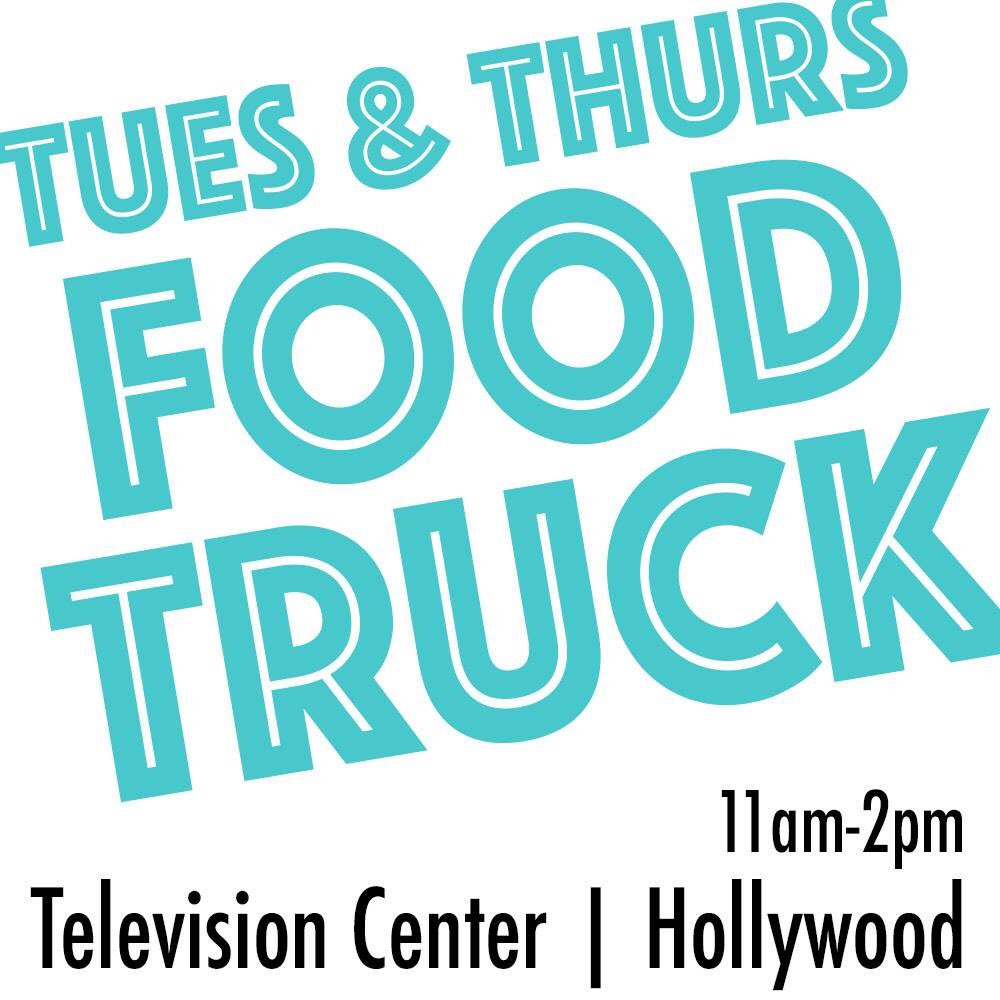 TelevisionCentr's tweet photo. Tues &amp; Thurs Food Truck at the Television Center! https://t.co/JkW9p5gL0i