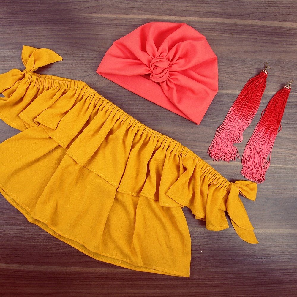 laforeverfrida's tweet photo. Outfit: Top Volantes con Maxi Turbante Rosa Salmón y Pendiente Bolero. 
Disponibilidad: info@foreverfrida.com https://t.co/EvTjlMp0yl