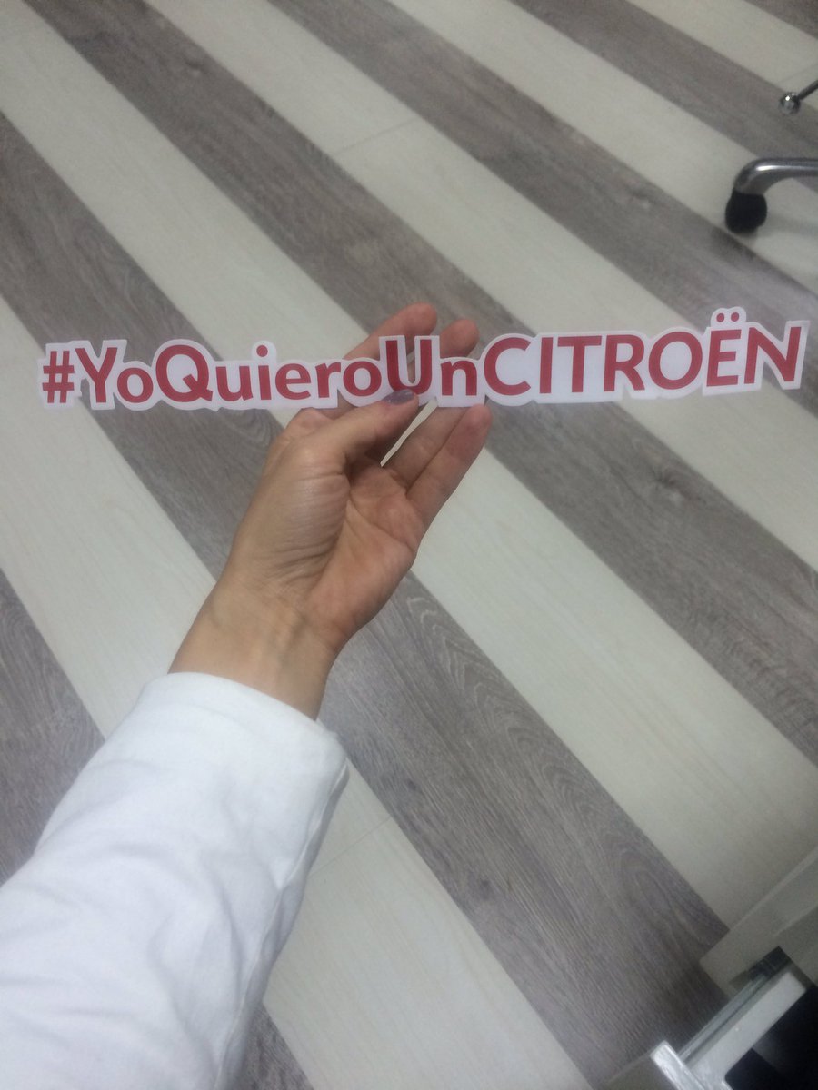 Nathencker's tweet photo. Aqui tengo tu sticker! @Carlos_Moya34 #YoQuieroUnCitroen @CitroenColombia https://t.co/5ZP0CdagGk