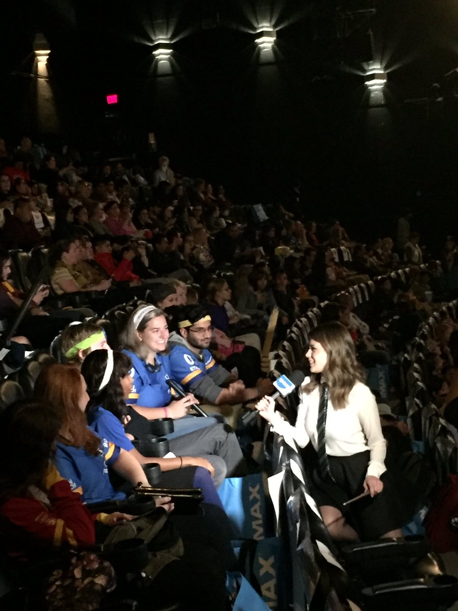 The <a href="/RUQuidditch/">Ryerson Quidditch</a> team &amp; <a href="/morganhoffman/">Morgan Hoffman</a> chatted #HarryPotter before today's #FantasticBeasts Global Fan Event in #TO! #FantasticBeastsLIVE