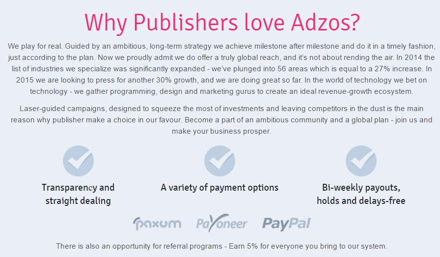 alxawan's tweet photo. Take best advantages working with #Adzos
Use #lucrative ad formats & Earn #high yields! https://t.co/Op8w4bDwzN