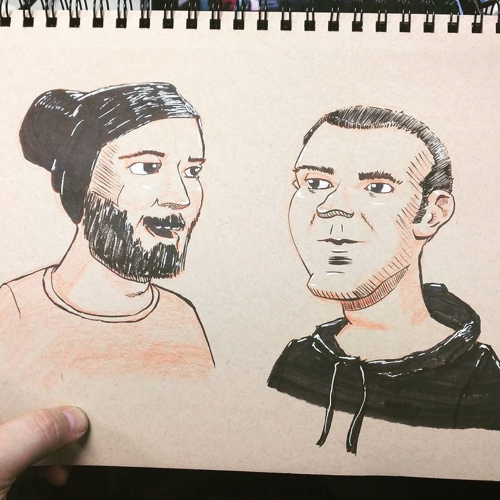 BiohazardProf's tweet photo. Slow day at work so I'm watching Marty and Moog YouTube. #inktober #mcm #chopped #mightycarmods #interballs #maaaaa… https://t.co/sknIDH2WPH