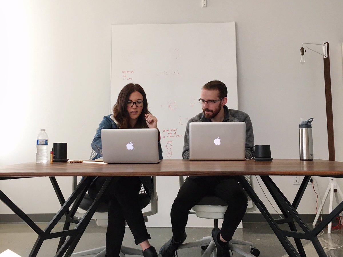 veracitycolab's tweet photo. Michelle and Paul, always collaborating. #TeamVeracity https://t.co/5mf9bStESi