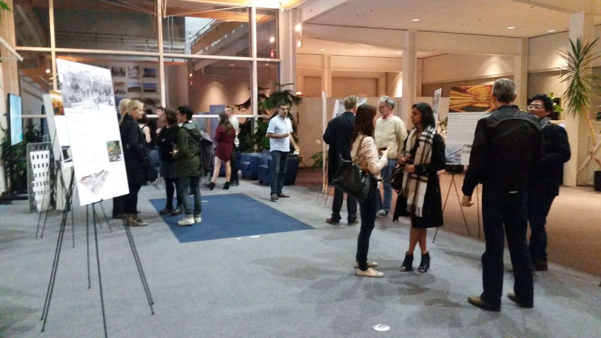 Joel_LeonD's tweet photo. Our research panels for #WorldArchitectureDay are on display tonight as part of #OAAnow! Check out these buildings nominated by MPPs! https://t.co/Jr06kIEyvx