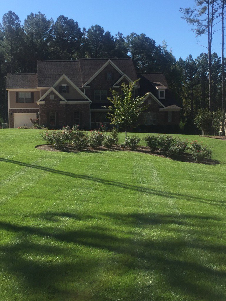 Chris_Callaway1's tweet image. Shoutout to Greg and his crew at #GrassMasters!!... the lawn looking good for the Halloween party! #carolinaliving